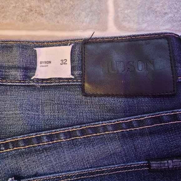 Hudson Byron Five Pocket Straight Button Fly Jeans - Picture 7 of 10